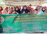Tim Abdimas FEB USU Ajarkan Optimalisasi Produk Pelaku Usaha Anyaman Di Desa Bengkel