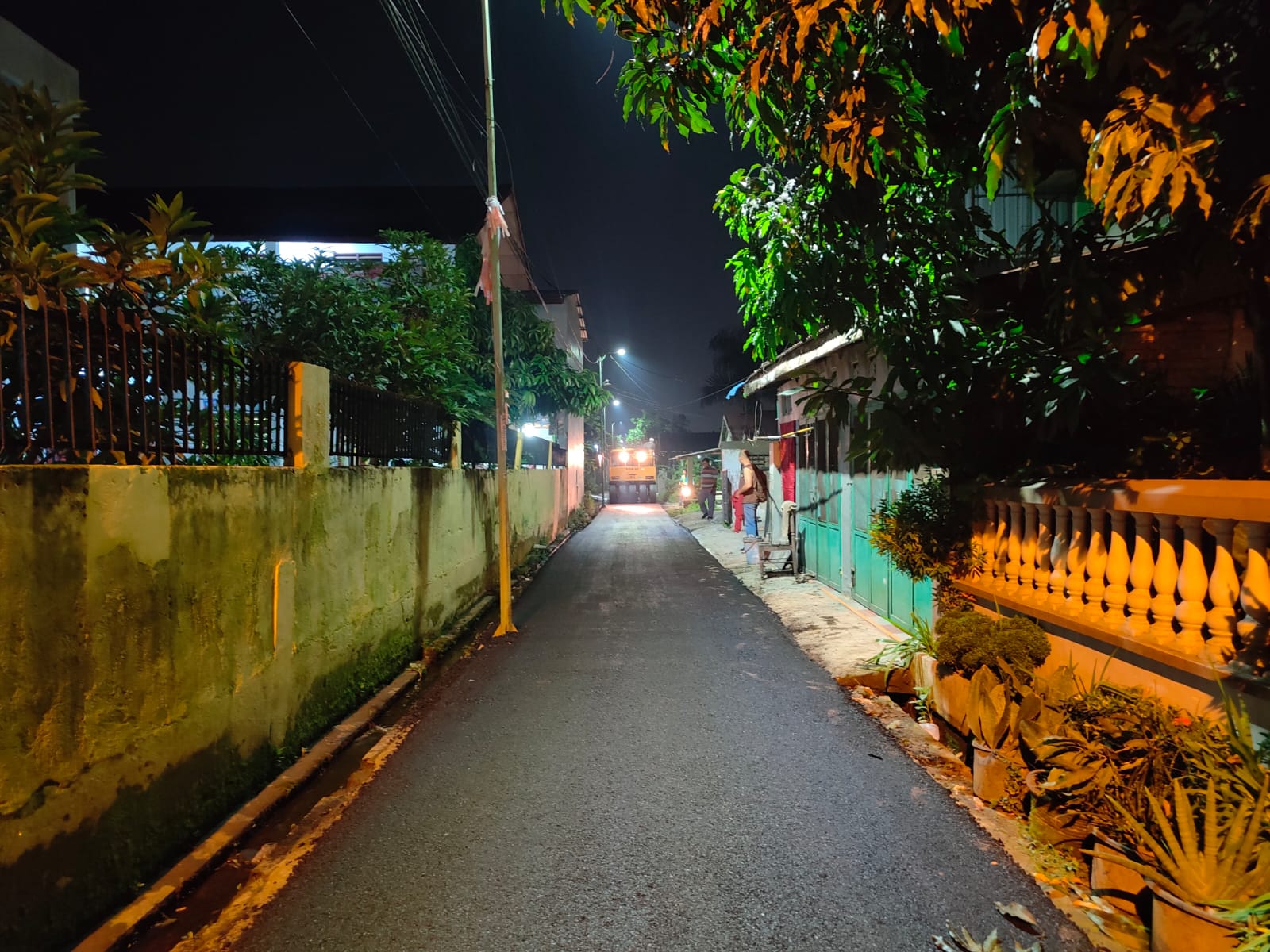 Jalan Eka Sekolah, Kecamatan Medan Johor Selesai Diaspal