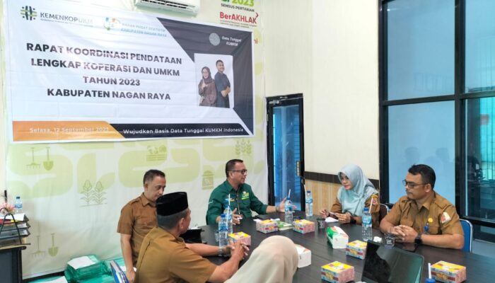 Kemenkop UKM Bersama BPS Nagan Raya Lanjutkan Pendataan 2023