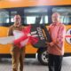 Pemkab Toba Terima Bus Sekolah Dari Pemilik PT. Growth Steel Group