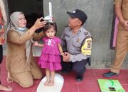 Tim Terpadu Dan Polres Labuhanbatu Kunjungi Anak Stunting