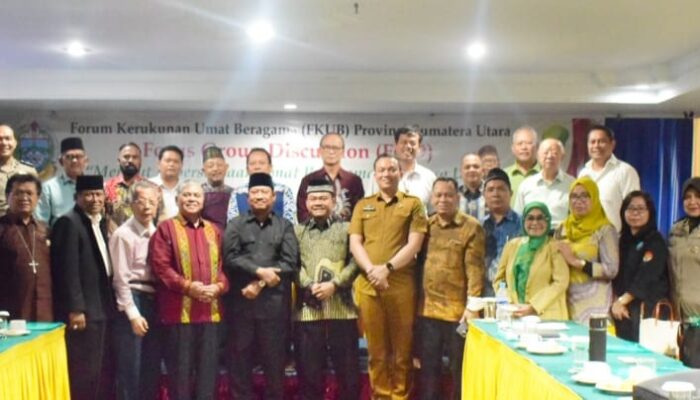 Songsong Tahun Politik 2024 FKUB Sumut Gelar FGD Rajut Kebersamaan Umat