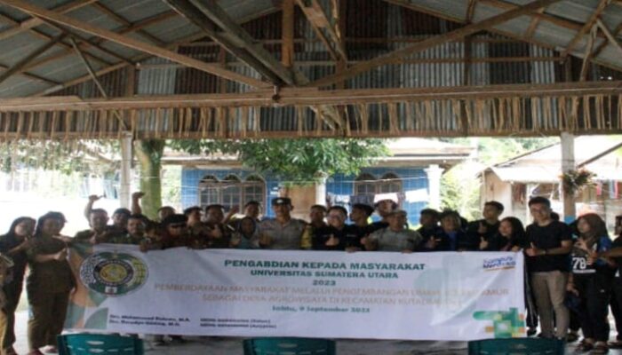 Dosen Administrasi Publik FISIP USU Pengabdian Masyarakat Kembangkan UMKM Di Desa Agrowisata
