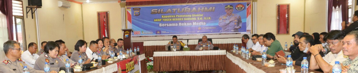 Kapolres P. Siantar Silaturahmi Dengan Media