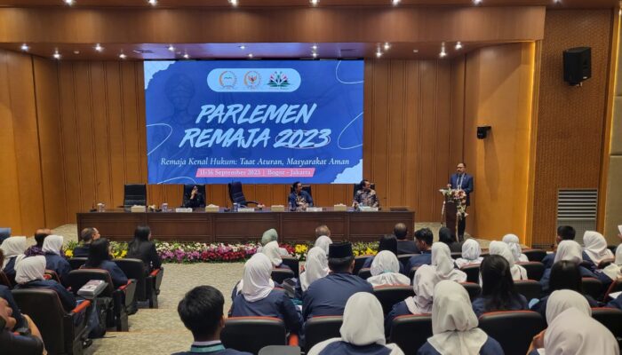 Melalui Simulasi Sidang, Parlemen Remaja 2023 Dapatkan Pengalaman Ambil Keputusan