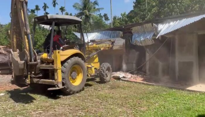 Polrestabes Medan Gerebek Kampung Narkoba Kutalimbaru