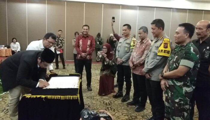 Polrestabes Medan Kawal Deklarasi Pemilu Damai 2024