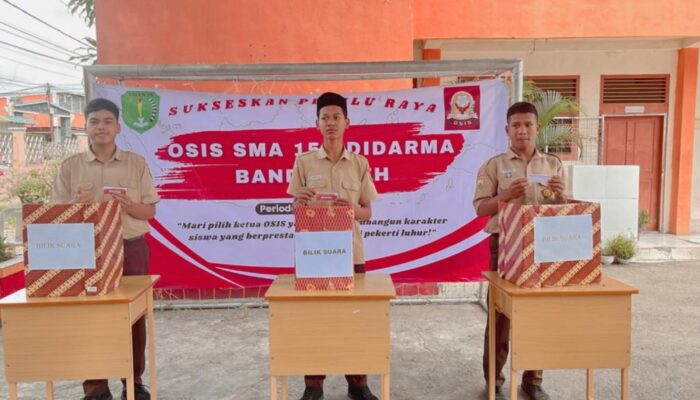 SMAN 15 Adidarma Banda Aceh Gelar Pemilu Raya OSIS