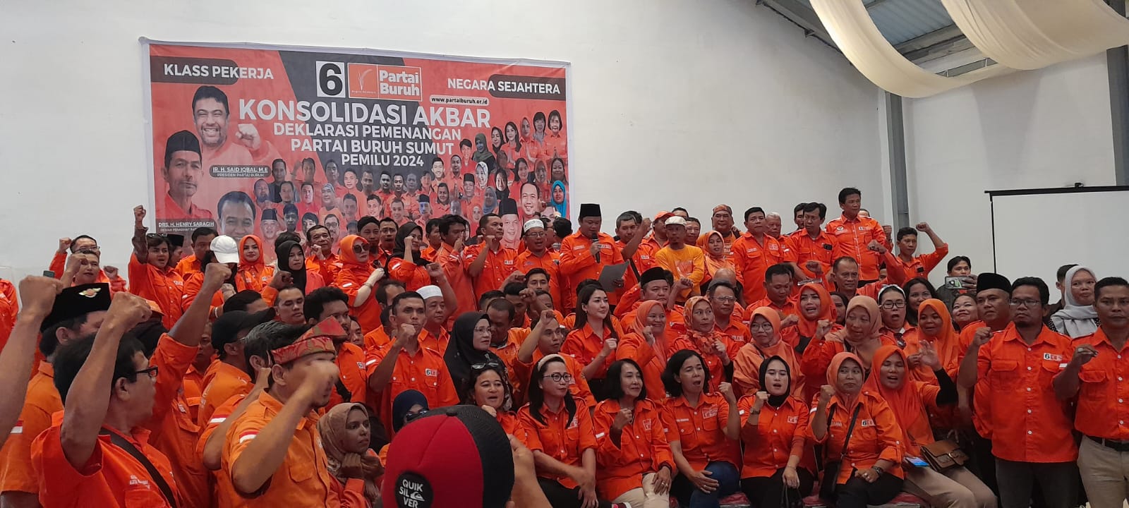 Partai Buruh Sumut Gelar Konsolidasi Akbar, Siap Menangkan Pemilu 2024