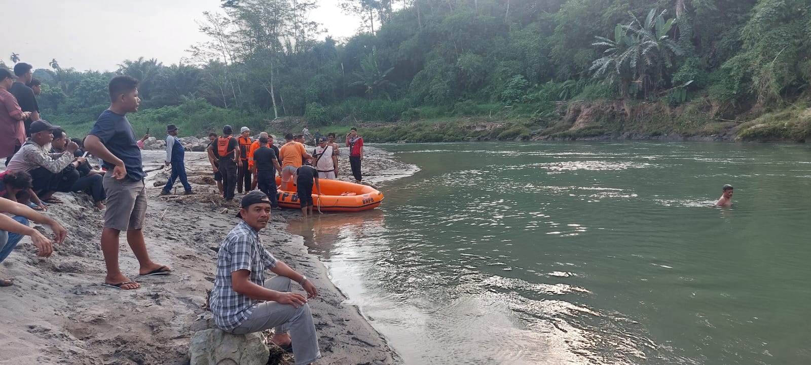 Pelajar Hanyut Di Sungai Bingai