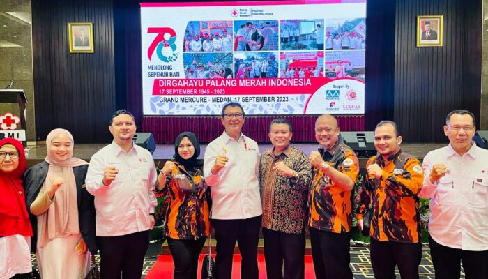 HUT Ke-78 Khidmad, DR.H.Rahmat Shah: PMI Sumut Saat Ini Miliki 1.000 Kantong Darah/ Hari