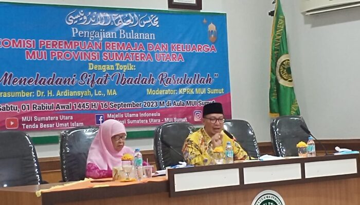 KPRK MUISU Gelar Pengajian Bahas Sifat Ibadah Rasulullah SAW