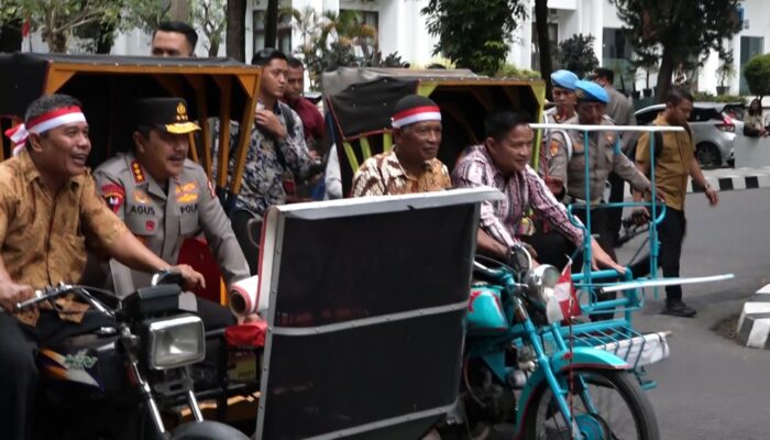 6.000 Orang Abang Beca Siap Jaga Kondusifitas Pemilu 2024