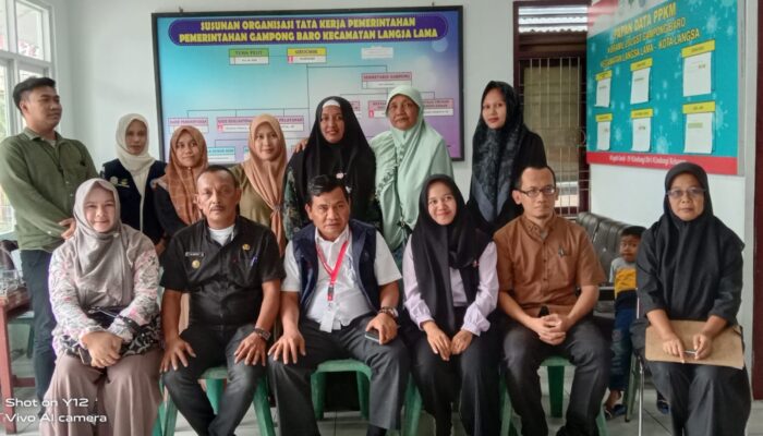 Tim Kemensos RI Monev BPNT Di Gampong Baro