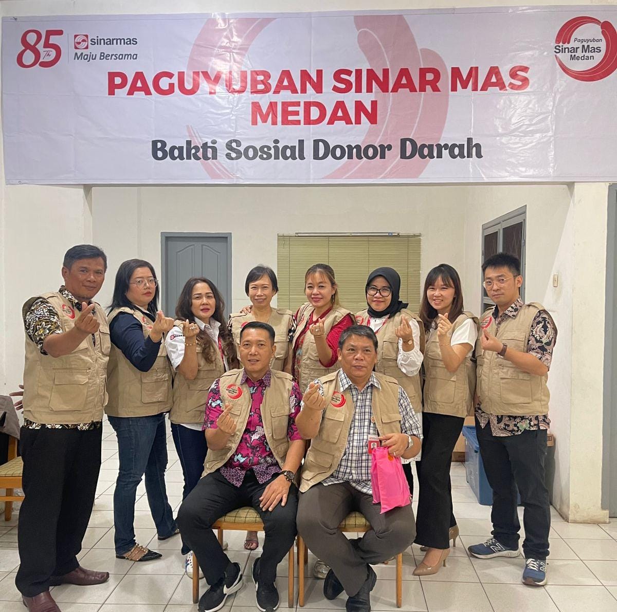 Pengurus Baru, Paguyuban Sinar Mas Medan Gelar Donor Darah