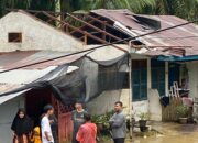 Di Kejuruan Muda, Angin Puting Beliung Rusak Rumah Dan Warung