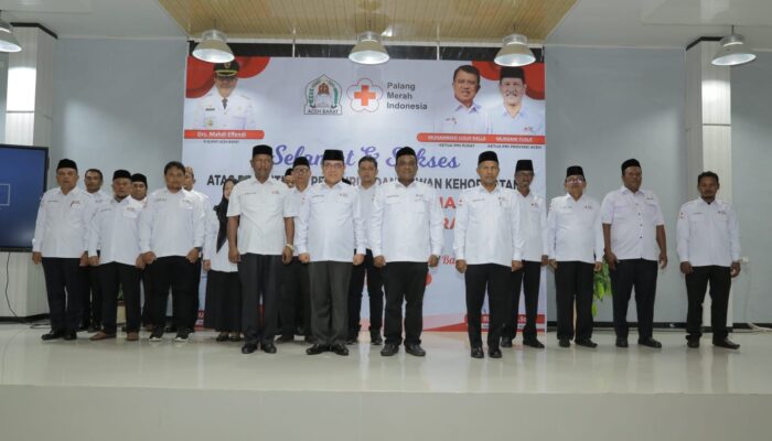 Pengurus PMI Aceh Barat Dikukuhkan 