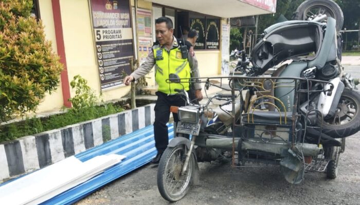 Kendarai Sepeda Motor, Bides Tewas “Laga Kambing” Dengan Betor