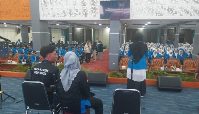 485 Mahasiswa Baru FISIP UMSU Antusias Ikuti PKKMB 2023