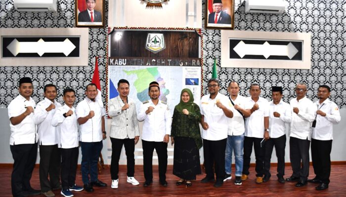 Bawaslu Agara Audiensi Dengan Pj Bupati Syakir