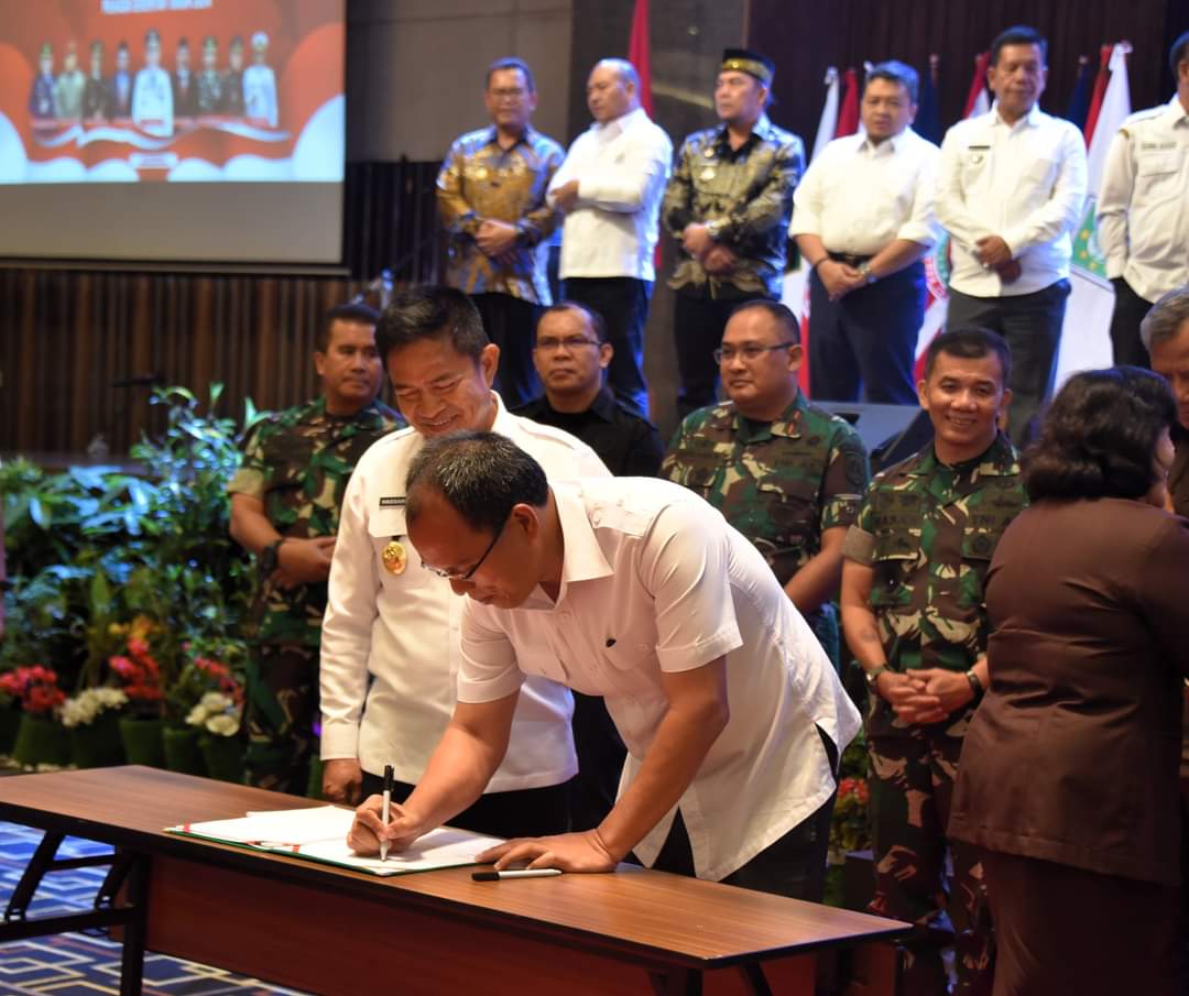 Bupati Humbahas Ikuti Deklarasi Pemilu Damai