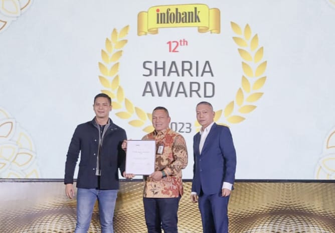 Bank TCD Syariah Sigli Raih Sharia Award 2023