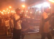 Peringati Maulid Nabi Muhammad SAW, Ratusan Warga Gelar Pawai Obor