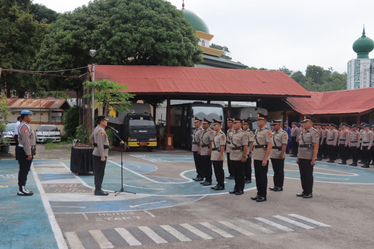 Kapolres Sabang Pimpin Upacara Serah Terima Jabatan