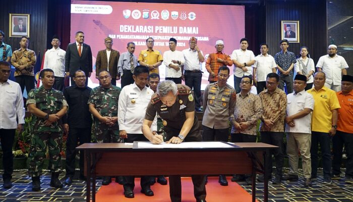 Kajatisu Hadiri Acara Deklarasi Pemilu Damai 2024