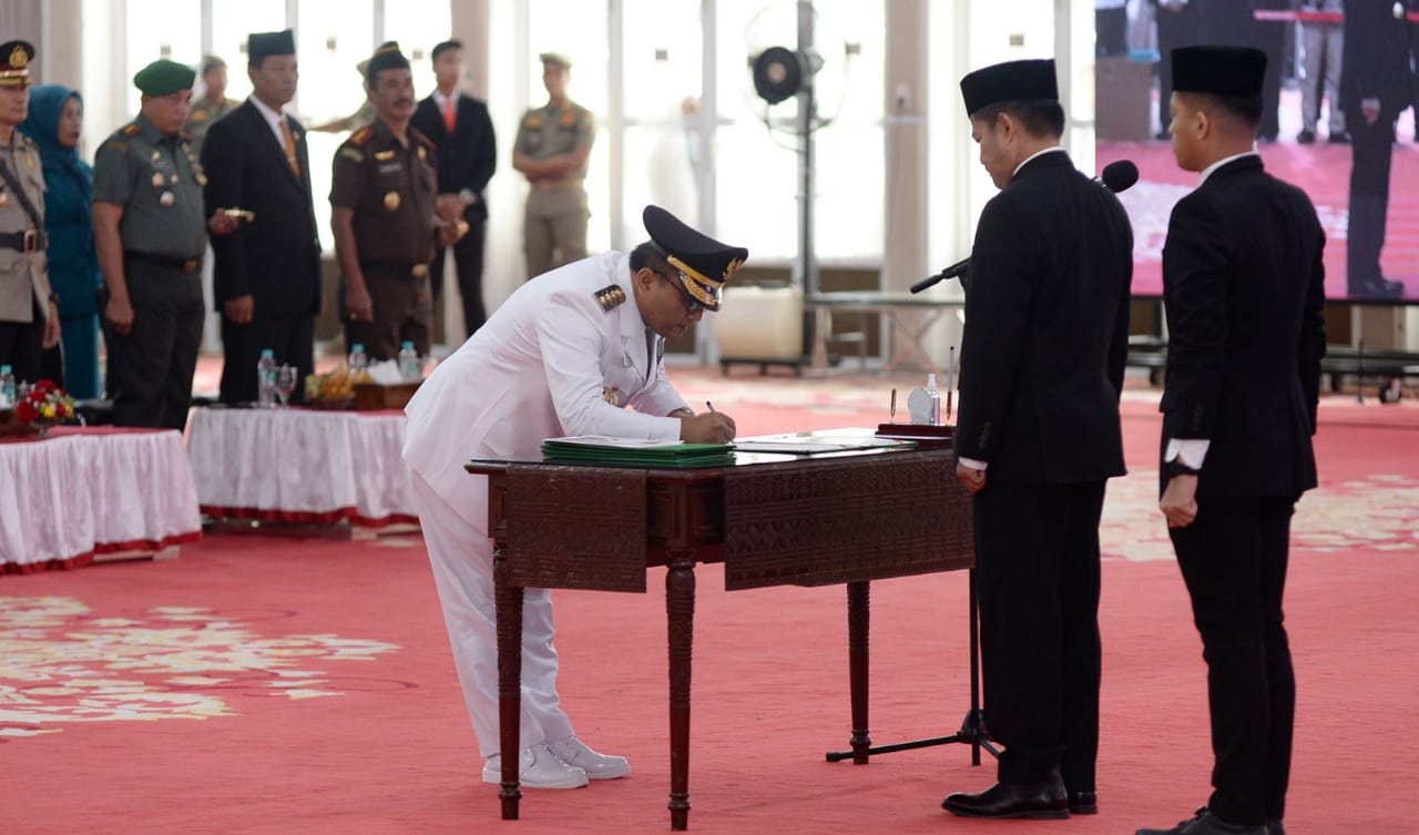 Gubsu Lantik Letnan Dalimunthe Jadi Pj. Wali Kota Padangsidimpuan