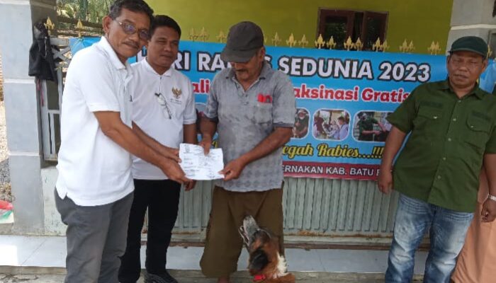 Antisipasi Rabies, Disnak Batubara Vaksinasi Binatang Peliharaan
