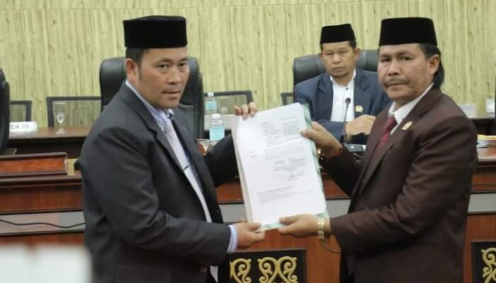 DPRK Bener Meriah Setujui Raqan APBK Perubahan Tahun Anggaran 2023
