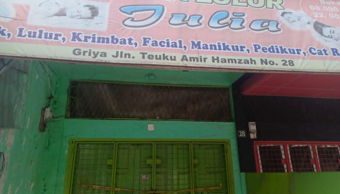 Pekerja Terapis Kusuk Lulur Tewas Dalam Kondisi Bugil