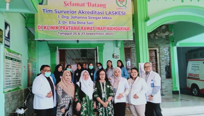 Klinik Pratama MAHDARINA Terima Tim Surveyor Akreditasi