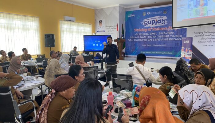 130 Guru Di Sergai Dan Tebingtinggi Ikuti Edukasi Cinta Bangga Paham Rupiah