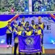 TIM karate UMSU yang berjaya di Karate Internasional Thailand Open 2023 di Pathum Tani Thailand. Waspada/Ist
