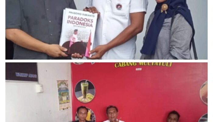 BRPN Kota Medan Terima Buku Prabowo Di Rumah Aspirasi Romo Center
