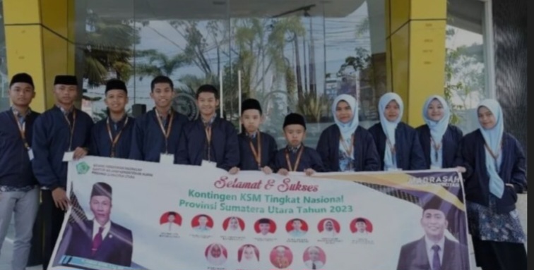 Kakanwil Kemenagsu Apresiasi Siswa Madrasah Doakan Peserta KSM