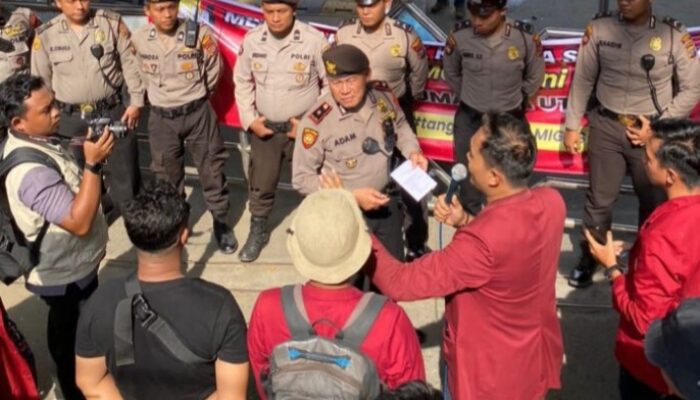 DPD IMM Sumut Demo Kantor Pertamina Regional I Sumbagut