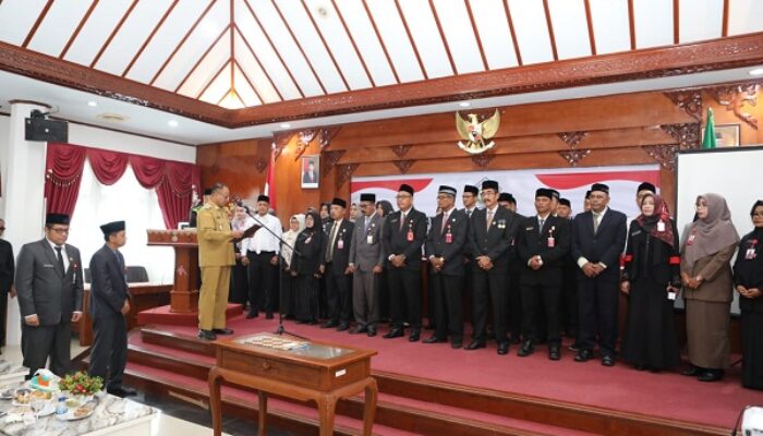 Lantik 81 Pejabat, Pj Walkot Minta Pelayanan Cepat Dan Tepat