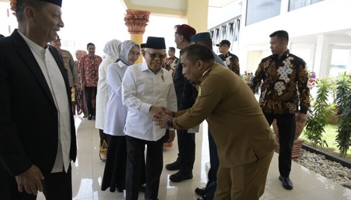 Pj Bupati Aceh Besar Sambut Wapres Ma’ruf Amin