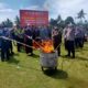 Kapolres Abdya AKBP Dhani Catra Nugraha, didampingi unsur Forkompinda lainnya, melakukan pemusnahan barang bukti sabu dan ganja di Lapangan Pulo Kayu, Kecamatan Susoh. Kamis (7/9).Waspada/Syafrizal