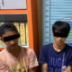 Kedua tersangka pemilik sabu dibekuk Polres Agara. Waspada/Ist