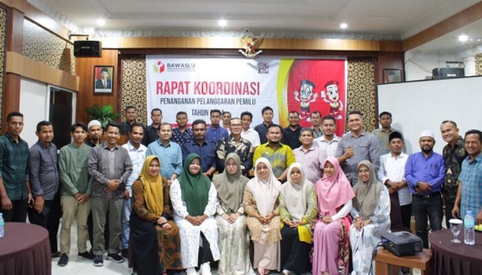Panwascam Se-Aceh Utara Bahas Modus Pelanggaran Pemilu