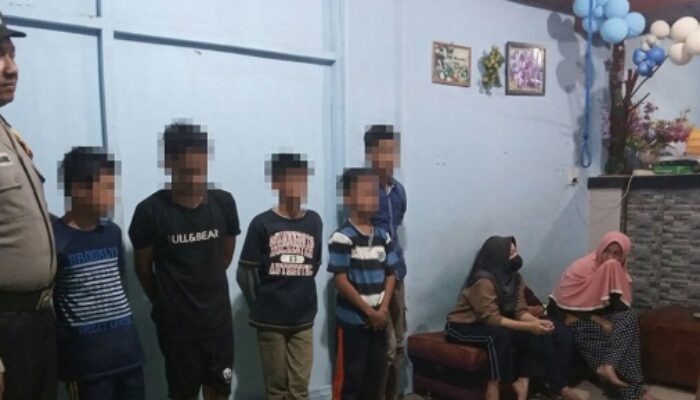 Polres P.Siantar Amankan Anak-anak Ngelem