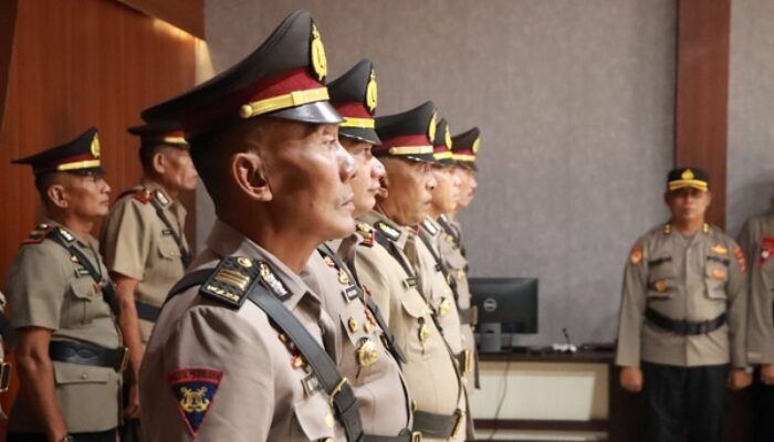 Kapolres Aceh Singkil Pimpin Sertijab Kasat Dan Kapolsek