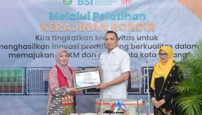 Kolaborasi Pemko Sabang Dan BSI, Latih Pengrajin Bordir