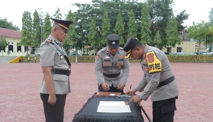 Kapolres Aceh Tamiang Pimpin Sertijab