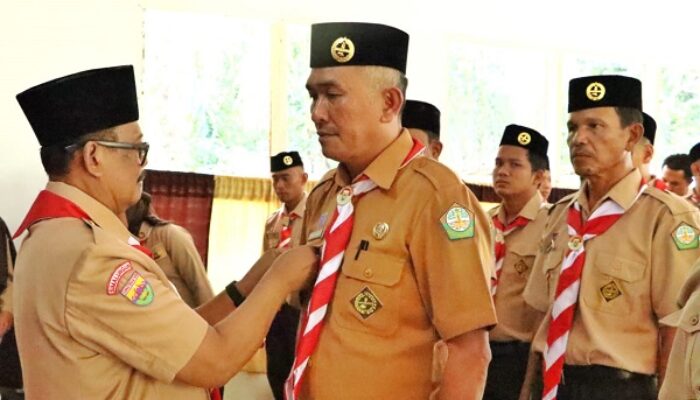 Wabup Lantik Daniel Halomoan Silalahi Ketua Mabisaka Kwarcab Simalungun