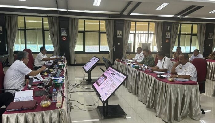 Pj Bupati Sampaikan Laporan Triwulan IV Di Itjen Kemendagri
